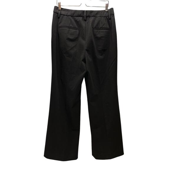 Reformation High Waist Wide Leg Pleated Trouser Pants Black Sz 10 Timeless Work - Picture 2 of 10